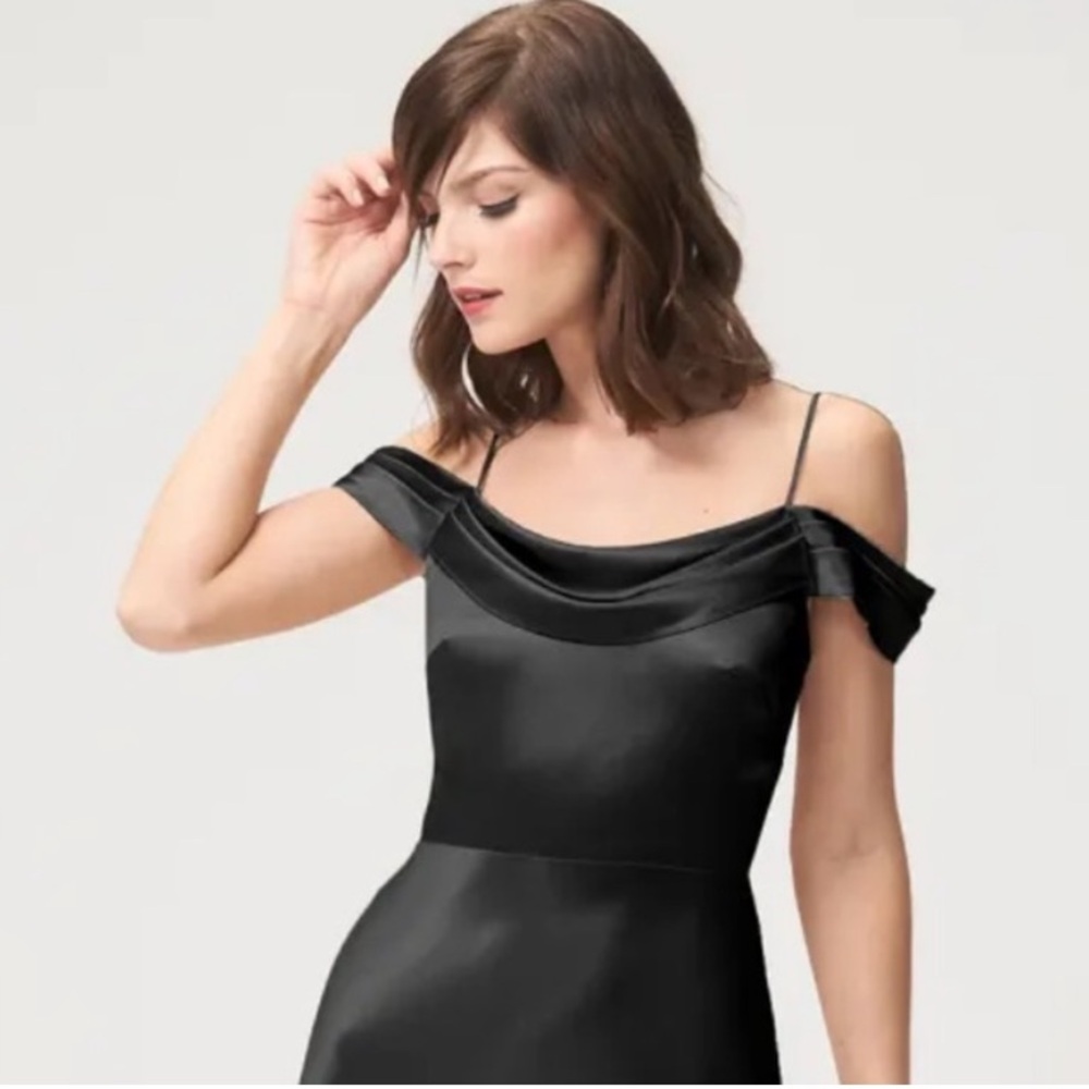 Jenny Yoo Black Serena Dress